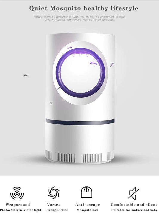 Mosquito Insect Killer – LED Light Trap Control Lamp