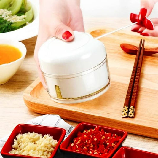 ⚡ Mini Hand-Power Food Chopper Mincer Mixer Blender