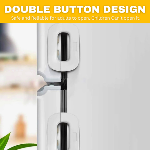 Safety Refrigerator Lock (Original) – Child & Pet Proof | No-Drill, Strong Adhesive Fridge Lock