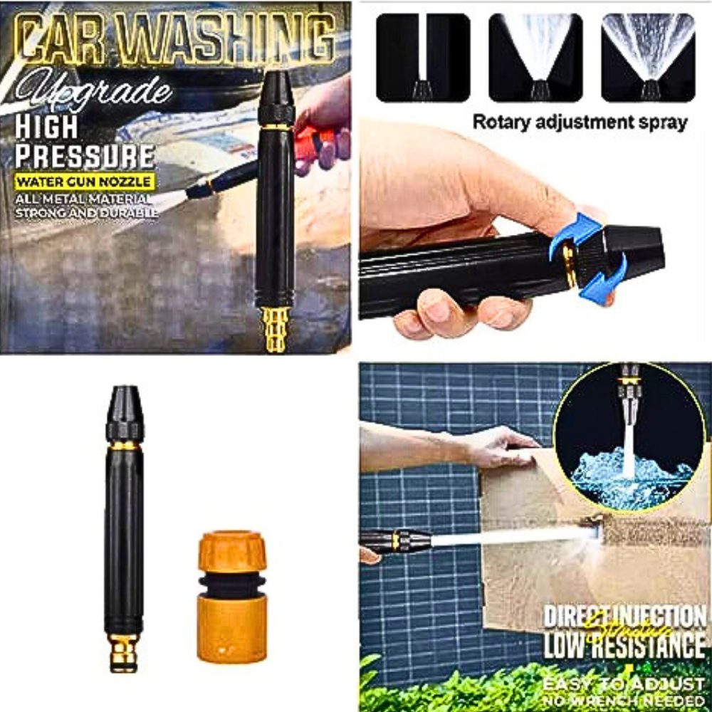 High Pressure Water Gun Nozzle for Car Wash & Gardening