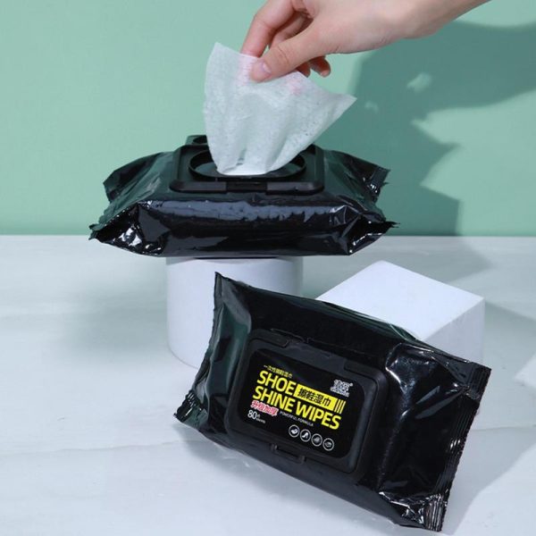 ⚡ Shoe Cleaning Wipes – Quick Shine (80 Pcs) 🌟