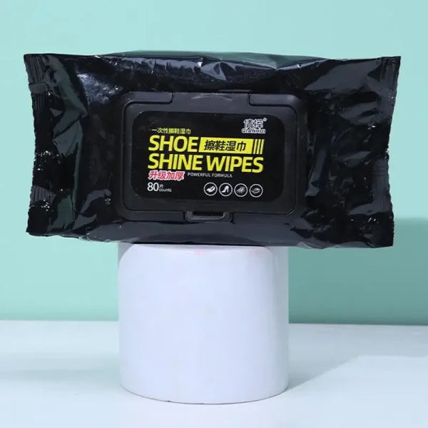 ⚡ Shoe Cleaning Wipes – Quick Shine (80 Pcs) 🌟