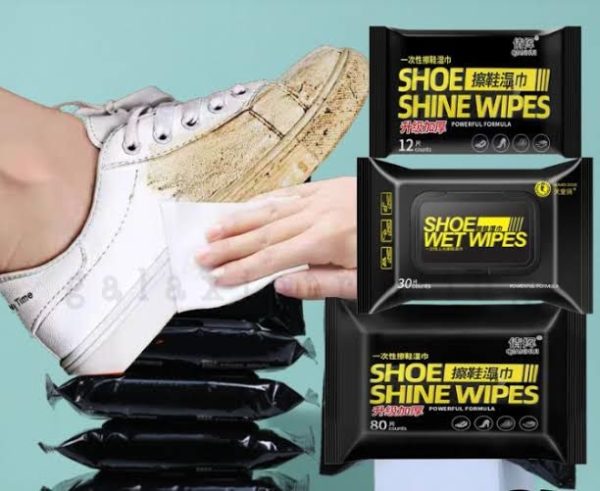 ⚡ Shoe Cleaning Wipes – Quick Shine (80 Pcs) 🌟