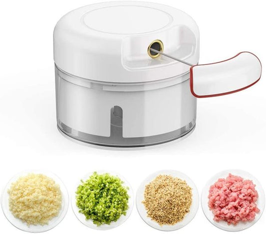 ⚡ Mini Hand-Power Food Chopper Mincer Mixer Blender