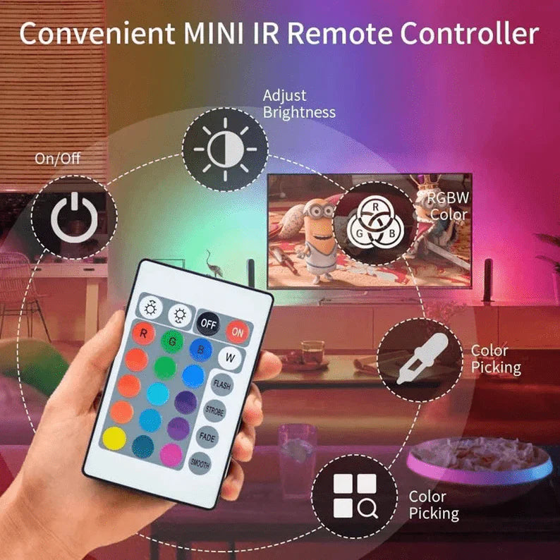 LED Strip Light with Remote Control and Waterproof